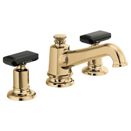 Brizo Invari Widespread Lavatory Faucet With Angled Spout - Less Handles 65378LF-PGLHP